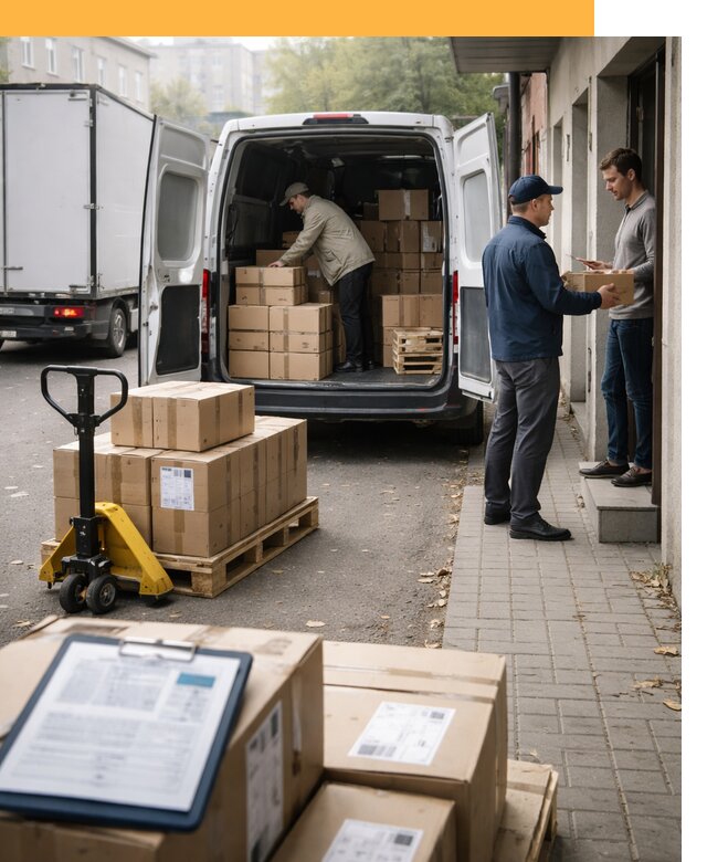 Доставка грузов от двери до двери с таможней от 46629 руб.