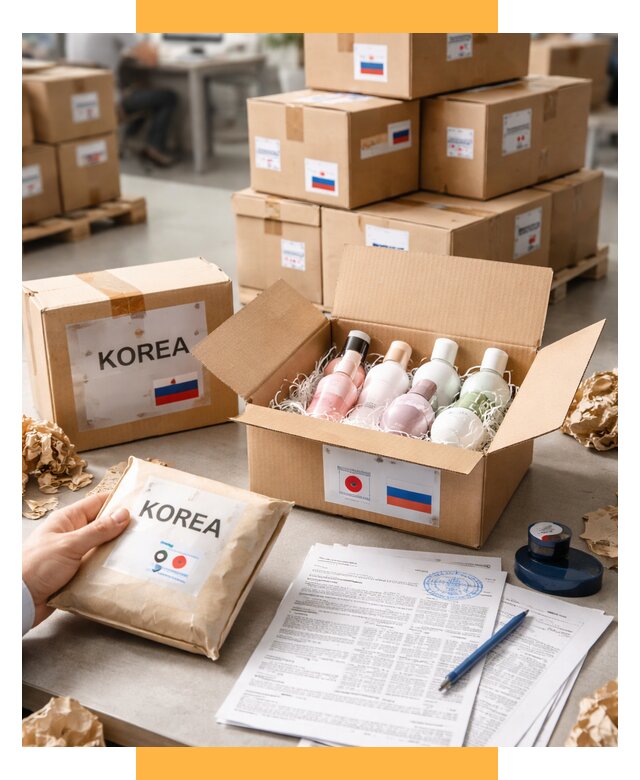 Доставка косметики из Кореи от 8808 р. под ключ | СетСервис-Кри