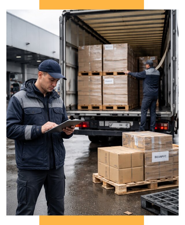 Доставка грузов из Беларуси от 15543 р. логистика СетСервис-Кри