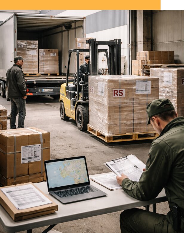 Доставка грузов в Сербию от 46629 руб, международные перевозки