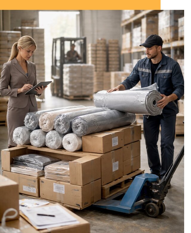 Перевозка текстиля по миру от 15543 руб. с таможней и страхованием