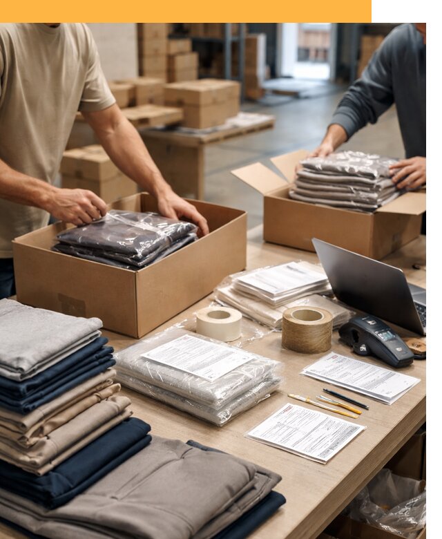 Перевозка одежды по миру от 7772 руб. с таможенным оформлением