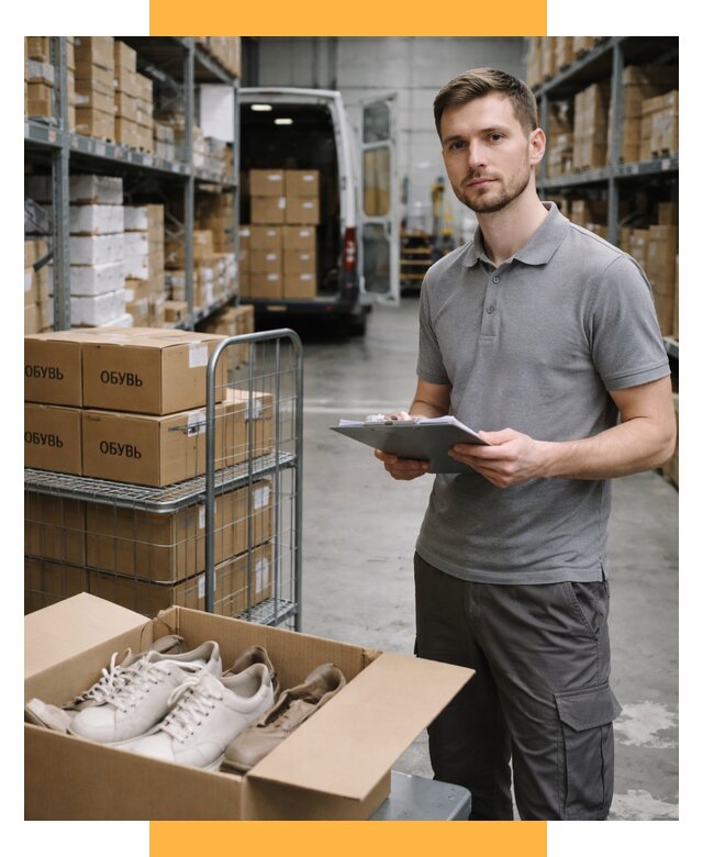 Доставка обуви из Китая и Турции от 4663 р. СетСервис-Кри