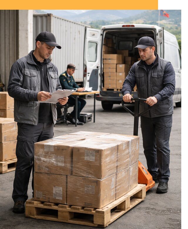 Доставка грузов через Армению, быстрая таможенная очистка от 25905