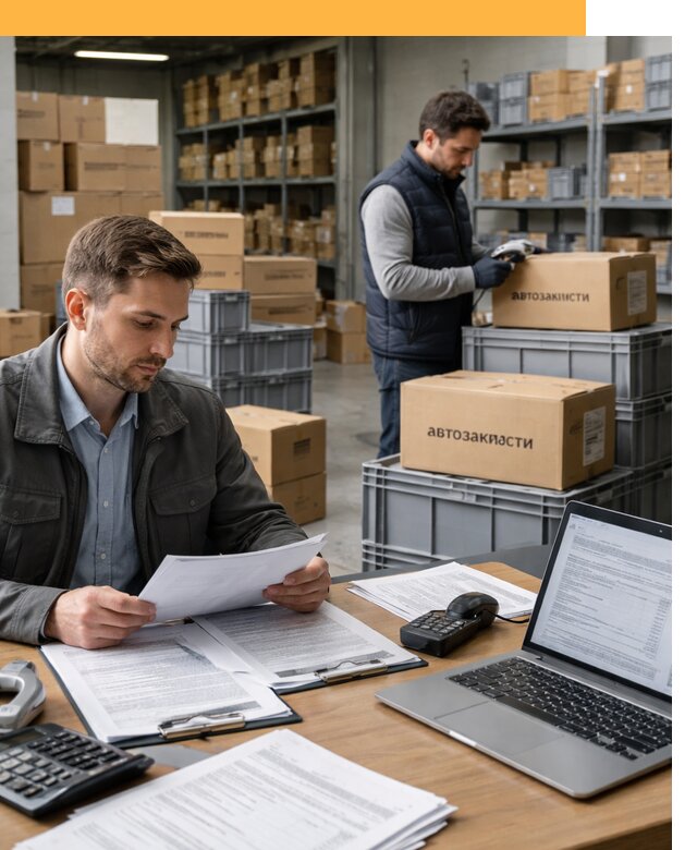 Таможенное оформление автозапчастей по выгодным тарифам от 8808