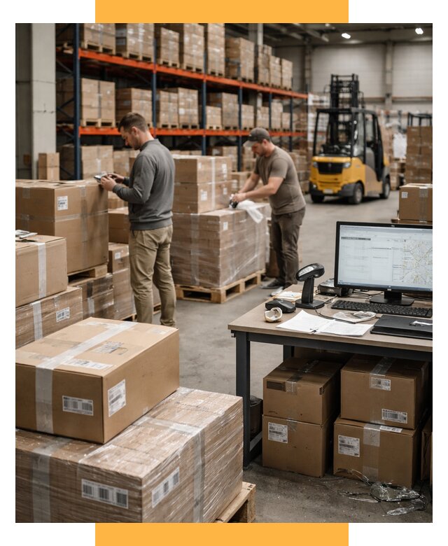 Склад консолидации в Европе от 6735 р., услуги СетСервис-Кри